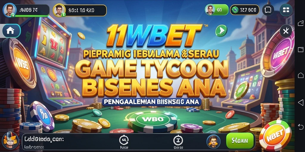 Tangkapan layar utama 11WBET menampilkan gameplay Tycoon yang penuh strategi.