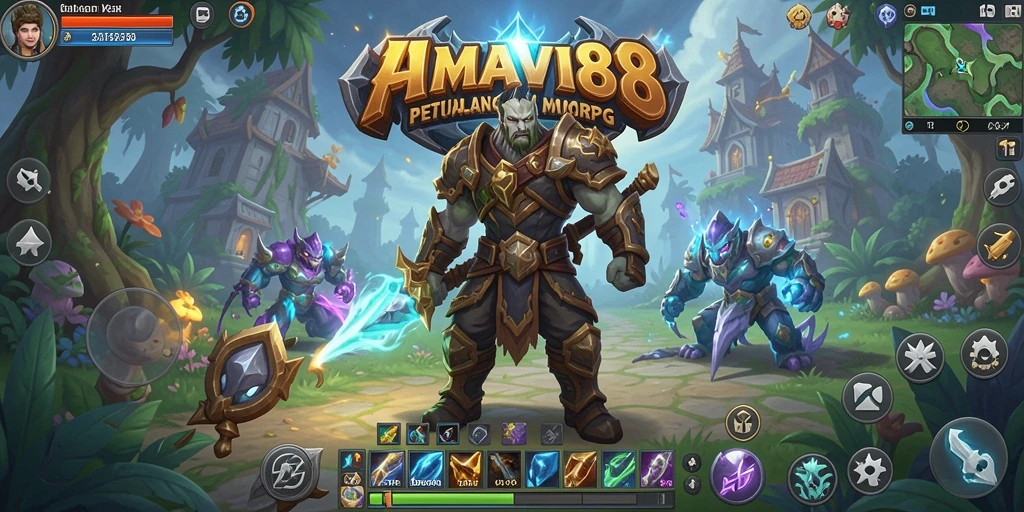 Gameplay seru di AMAVI88 dengan petualangan MMORPG.