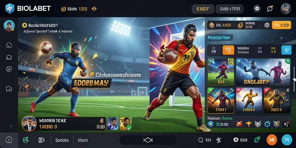 Screenshot utama gameplay BIOLABET dengan tampilan taruhan yang menarik