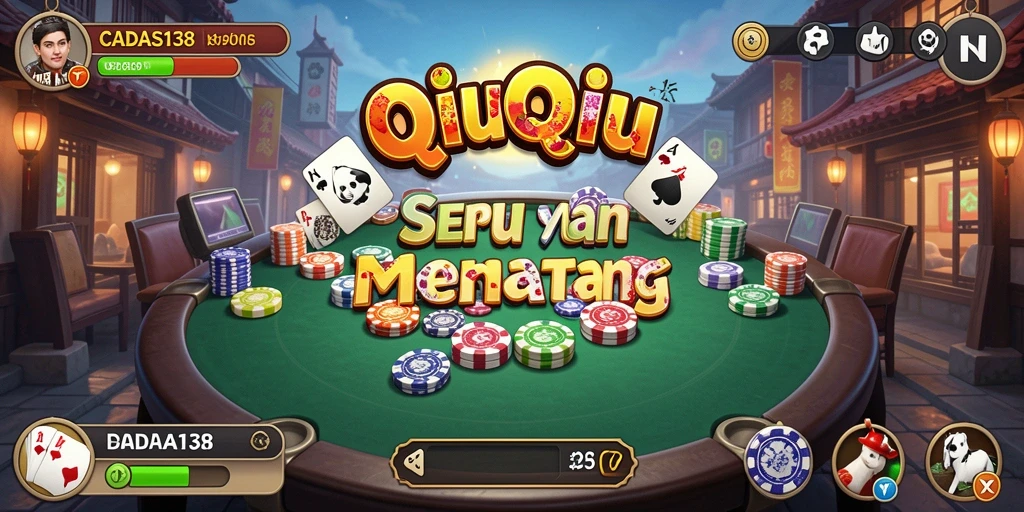 Screenshot gameplay CADAS138 yang menunjukkan aksi QiuQiu yang seru.