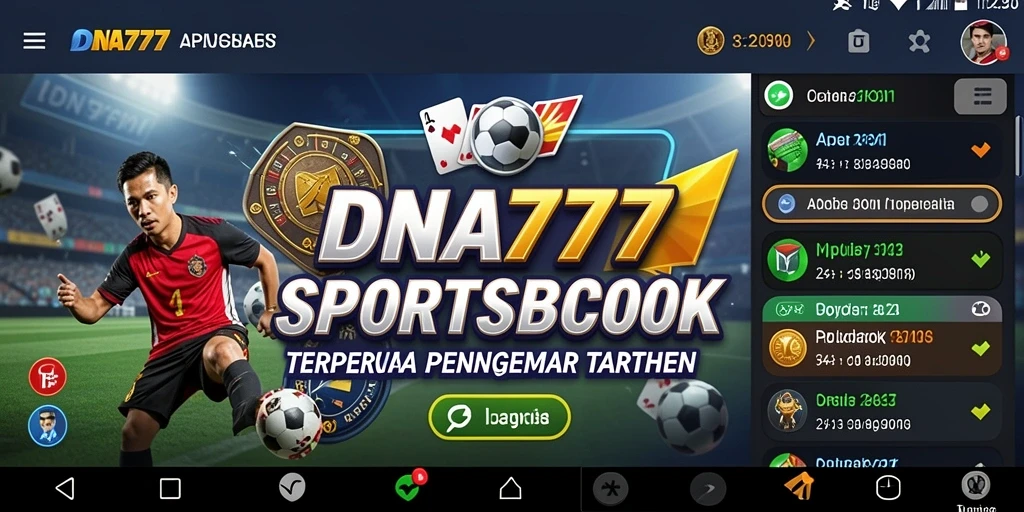 Screenshot gameplay menampilkan momen seru dalam sportsbook.