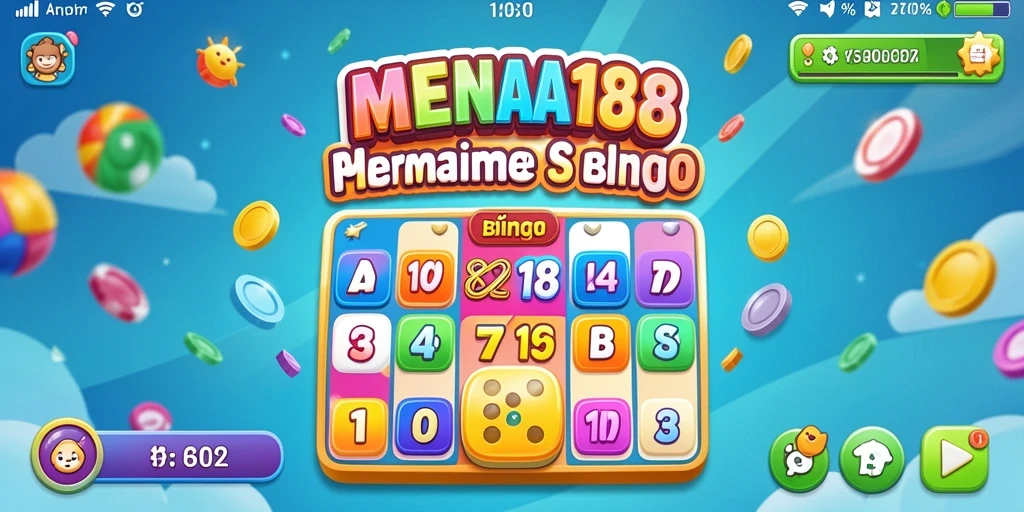 Screenshot utama MENARA188 menampilkan gameplay Bingo yang seru.