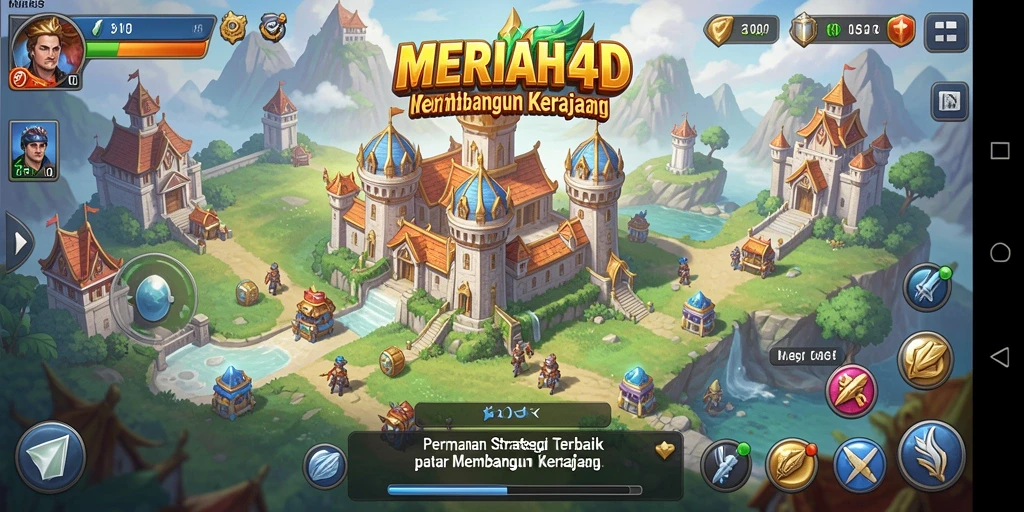 Tangkapan layar gameplay MERIAH4D yang menampilkan strategi dan estetika