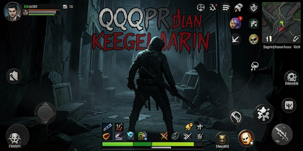 Gameplay menegangkan QQRP dengan suasana horor yang mencekam.