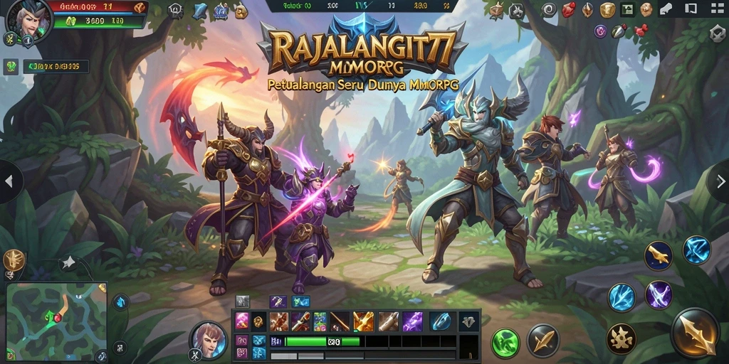Tampilan menakjubkan dari gameplay RAJALANGIT77 yang penuh aksi.