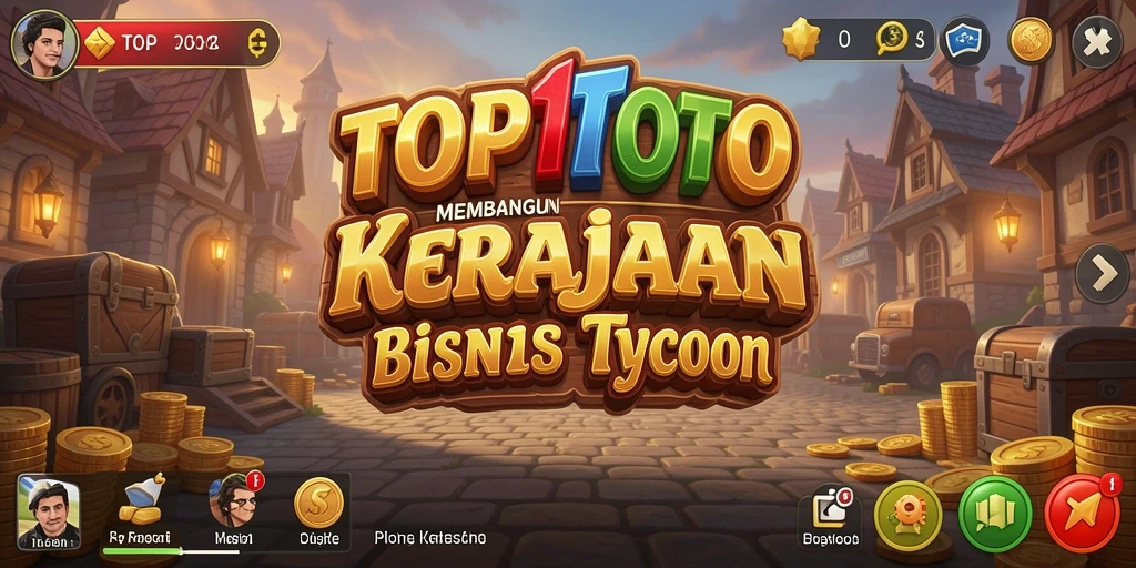 Screenshot gameplay <strong>TOP1TOTO</strong> menampilkan keseruan membangun bisnis Tycoon.